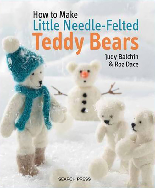 needle felt teddy bear