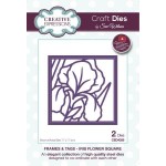 Creative Expressions Dies by Sue Wilson - Frames and Tags Collection - Iris Flower Square